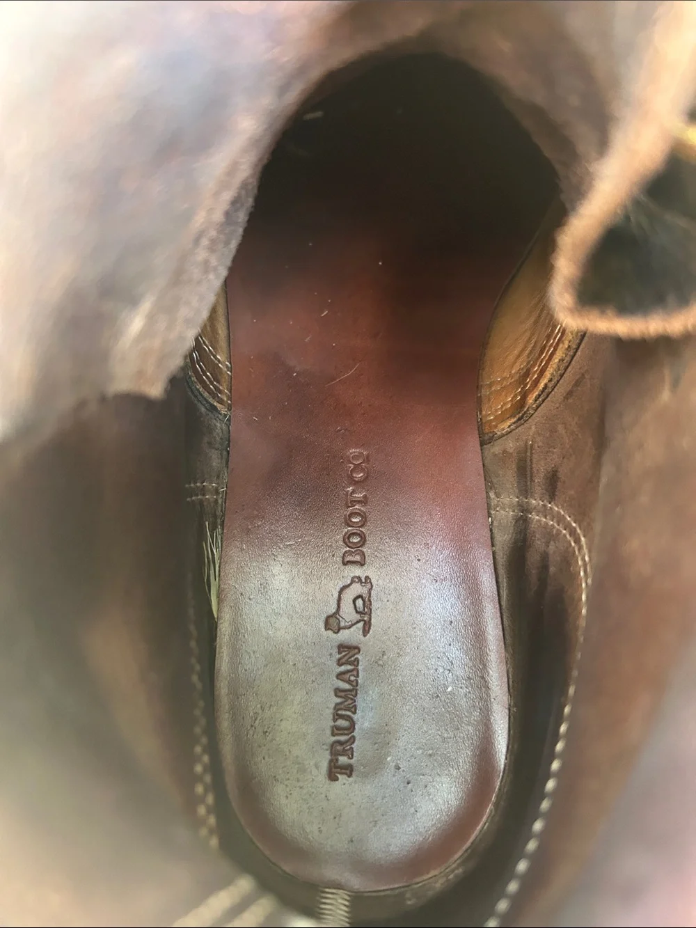 Truman Boots Moc Toe in Java Waxed Flesh
